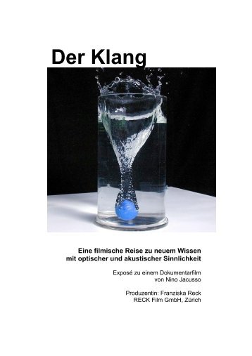 Der Klang des Wassers - filmatelier