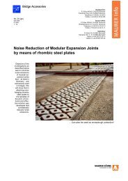 Noise Reduction of Modular Expansion Joints by means of rhombic ...