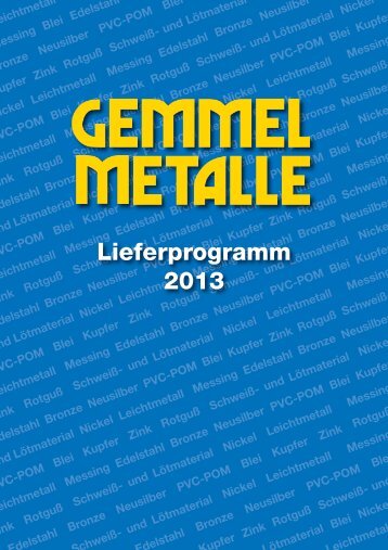 downloaden - Gemmel Metalle