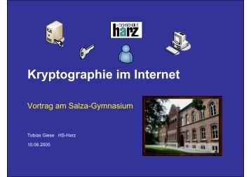 Kryptographie im Internet