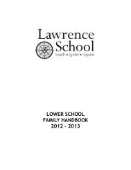 Download Handbook - Lawrence School