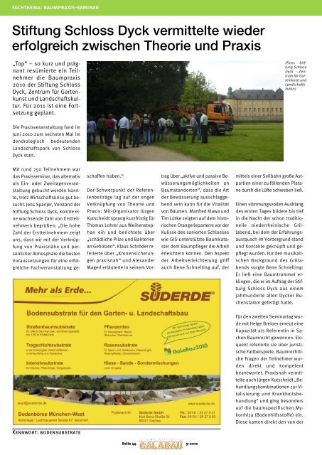 Beschaffungsdienst GaLaBau - Ausgabe September 2010