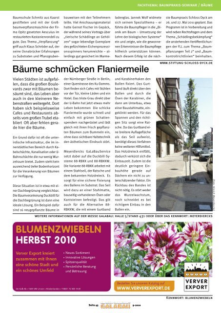 Beschaffungsdienst GaLaBau - Ausgabe September 2010