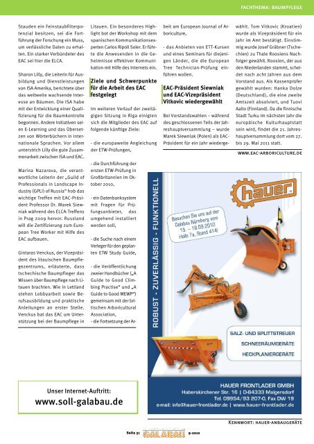 Beschaffungsdienst GaLaBau - Ausgabe September 2010