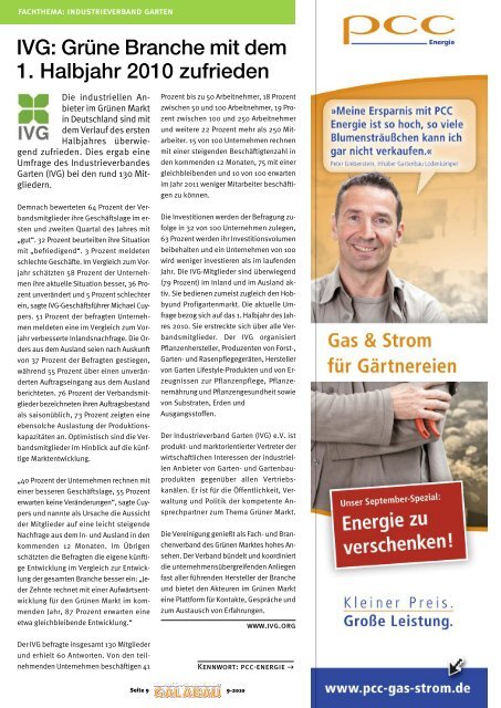 Beschaffungsdienst GaLaBau - Ausgabe September 2010