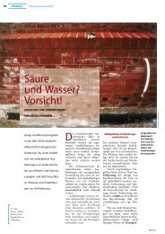 Säure und Wasser? Vorsicht!