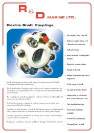 R & D  Marine Flexible Shaft Couplings - GEMO