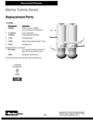 Marine Turbine Series Replacement Parts - GEMO