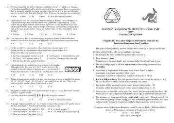 UKMT UKMT UKMT - United Kingdom Mathematics Trust ...