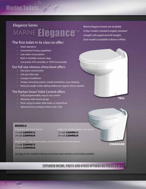 The first toilet in its class to offer: Elegance Series - GEMO