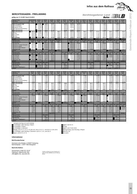 Gemeindereport Februar 2012 - Gemeinde Piding