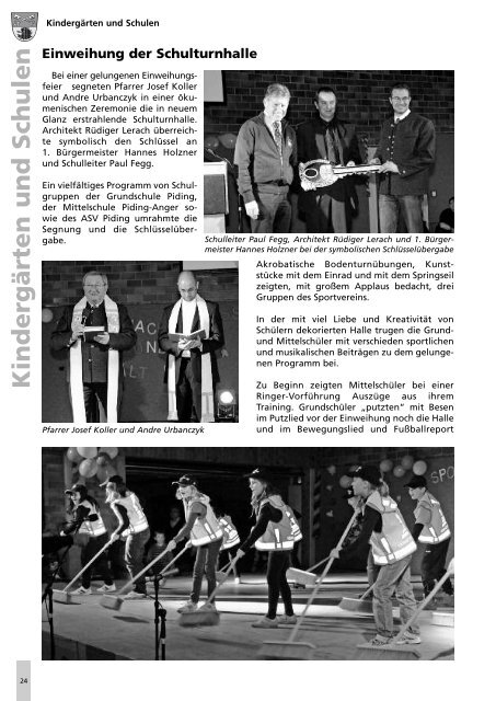 Gemeindereport Februar 2012 - Gemeinde Piding