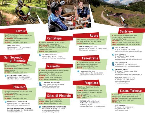 Massello Salza di Pinerolo Cantalupa Roure ... - Turismo Torino