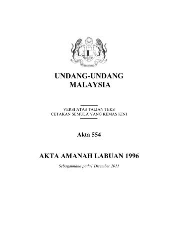 Akta Amanah Luar Pesisir Labuan 1996