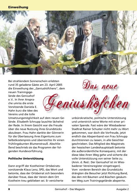 Download - Geniushof eV - Lebensfreude durch Integration