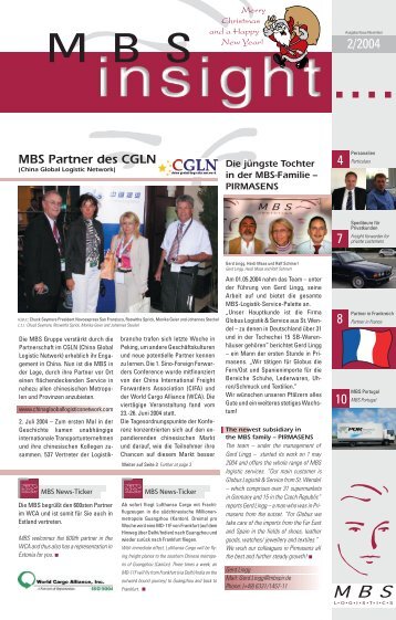 MBS Partner des CGLN - MBS Logistics