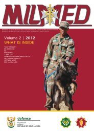 milmed august 2012 - South African Military Health Service