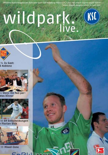 Saison 2006/07, Ausgabe 6/2007, 15. April - Karlsruher SC