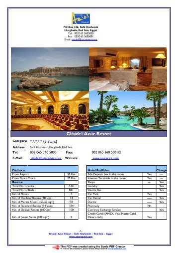 Citadel Azur Resort - Goadventure