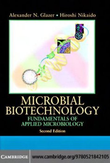 MICROBIAL BIOTECHNOLOGY: Fundamentals of Applied ...
