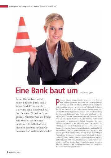 Eine Bank baut um. - BWGV