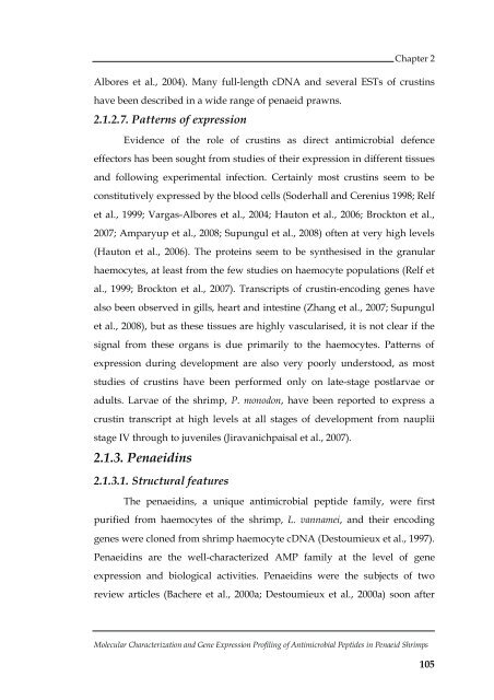 Molecular Characterization and Gene Expression Profiling ... - CUSAT