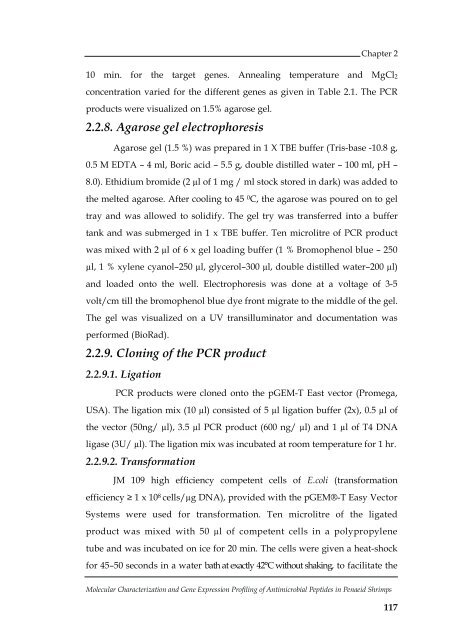 Molecular Characterization and Gene Expression Profiling ... - CUSAT