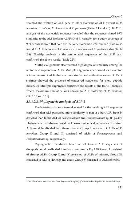 Molecular Characterization and Gene Expression Profiling ... - CUSAT