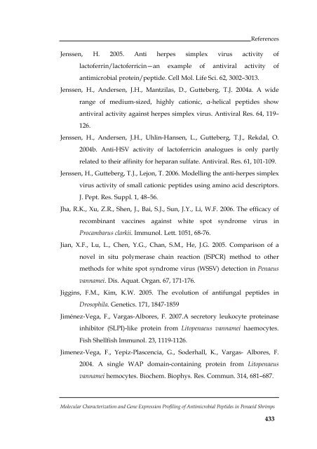 Molecular Characterization and Gene Expression Profiling ... - CUSAT