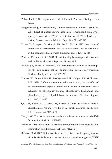 Molecular Characterization and Gene Expression Profiling ... - CUSAT