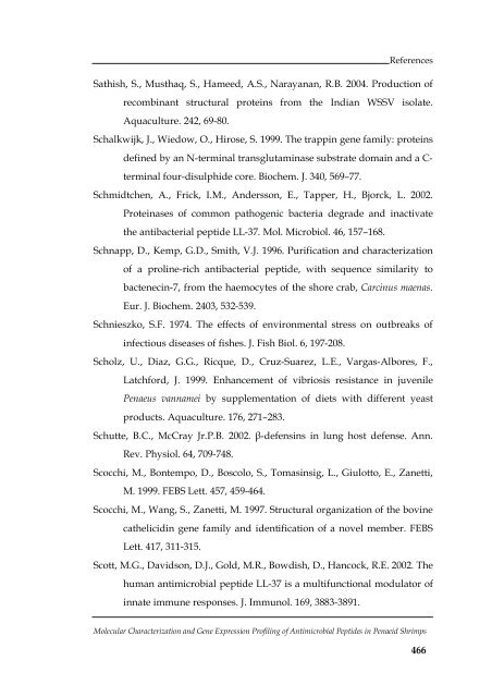 Molecular Characterization and Gene Expression Profiling ... - CUSAT