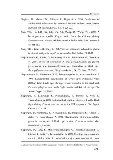 Molecular Characterization and Gene Expression Profiling ... - CUSAT