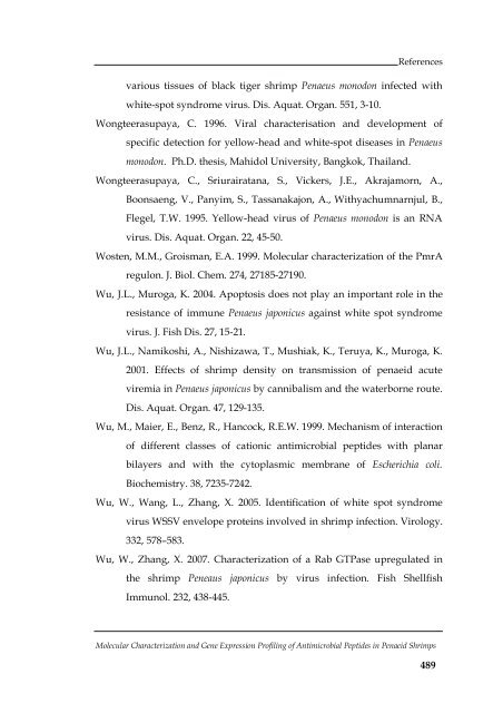 Molecular Characterization and Gene Expression Profiling ... - CUSAT