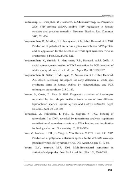 Molecular Characterization and Gene Expression Profiling ... - CUSAT