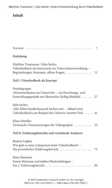 und Leseprobe (PDF) - Vandenhoeck & Ruprecht