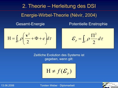 Der dynamische Zustandsindex (DSI)