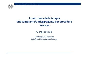 17.00 - Saccullo - SIES | Società Italiana di Ematologia sperimentale