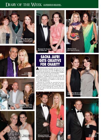 SACHA JAFRI GETS CREATIVE FOR CHARITY - Couture Events