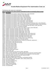 Medcode Vp CPT Code List - MVP Health Care