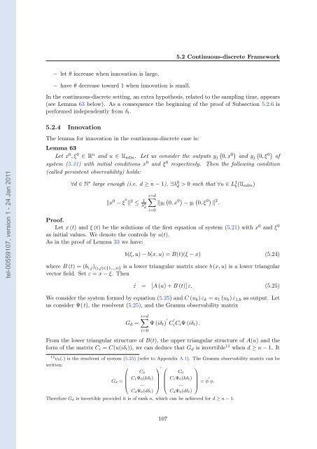 Adaptative high-gain extended Kalman filter and applications