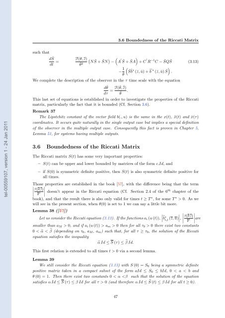 Adaptative high-gain extended Kalman filter and applications
