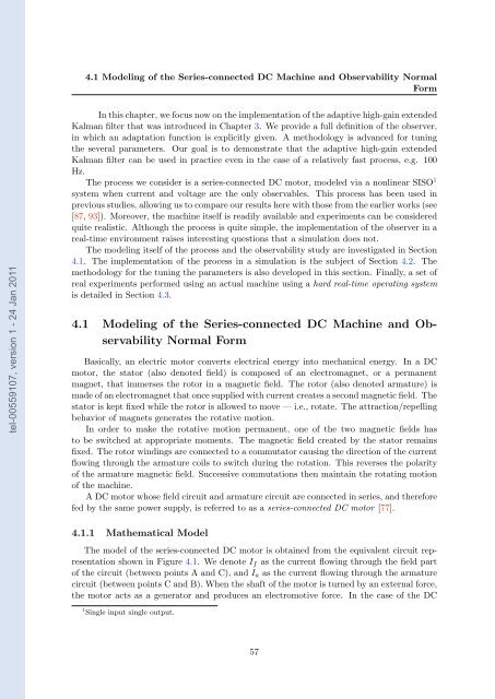 Adaptative high-gain extended Kalman filter and applications