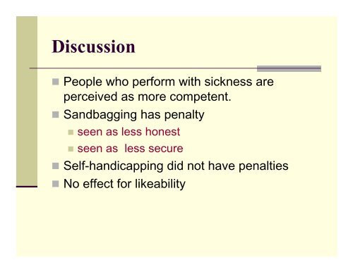 Observers' Perceptions of Self-handicappers' and Sandbaggers ...