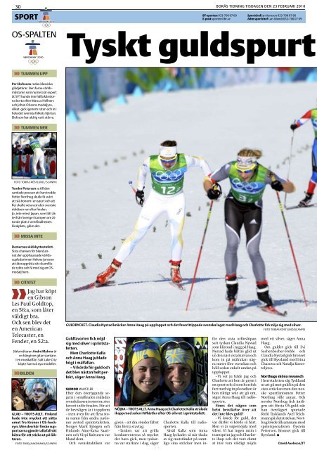 De fixade den sjunde svenska OS-medaljen - Borås Tidning