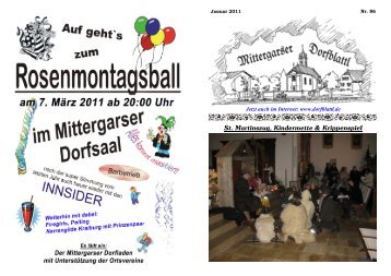 St. Martinszug, Kindermette & Krippenspiel