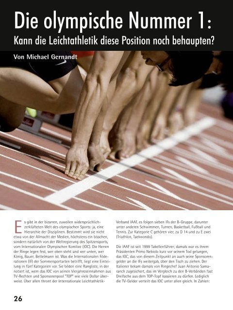 Ausgabe 3/2010 - Deutsche Olympische Gesellschaft