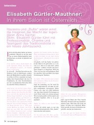 Elisabeth Gürtler-Mauthner: In ihrem Salon ist ... - Die Salzburgerin