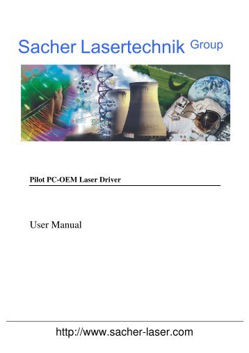 PilotPC OEM User Manual - Sacher Lasertechnik Group