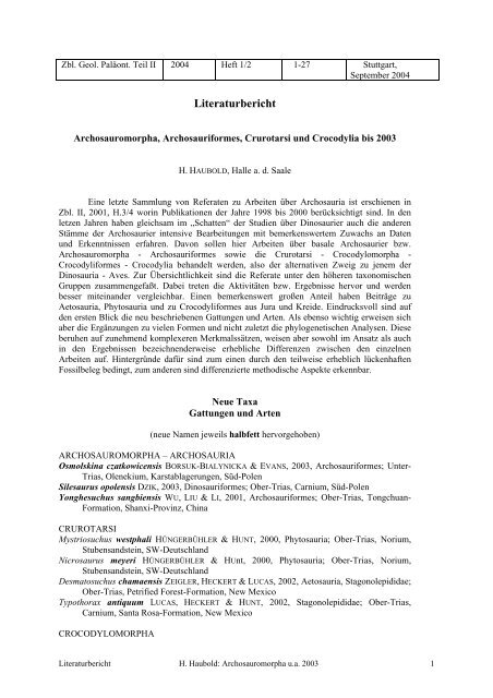 ARCHOSAUROMORPHA, ARCHOSAURIFORMES, CRUROTARSI