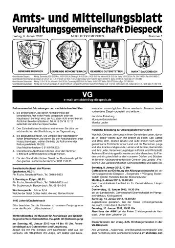 Amts- und Mitteilungsblatt - Gutenstetten